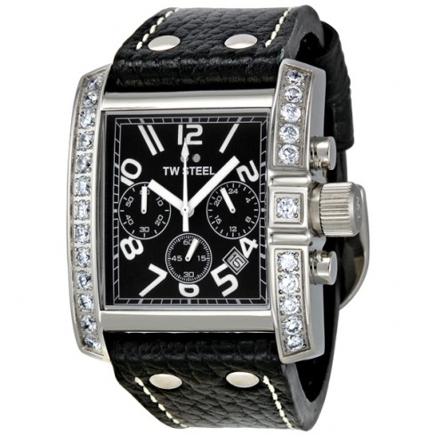 TW Steel Goliath 39 MM Black Dial Chronograph Unisex Watch TW79 watches