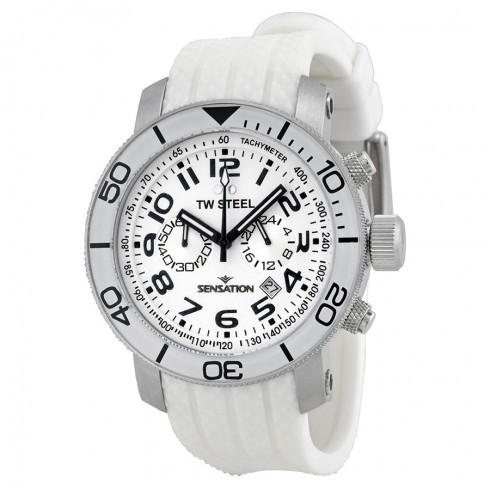 TW Steel Grandeur Chronograph White Dial Men's Watch TW834 watches