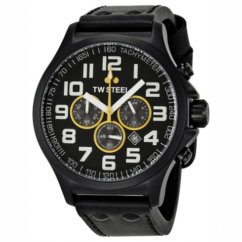 TW Steel Lotus F1 Chronograph 45mm Black PVD Men's Watch TW677R watches