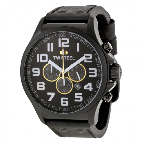 TW Steel Lotus F1 Chronograph 48mm Black PVD Men's Watch TW678R watches