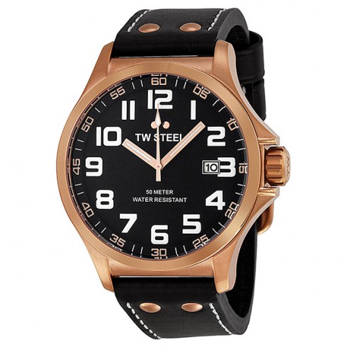 TW Steel Pilot Rose Gold PVD Men's Watch TW417 watches