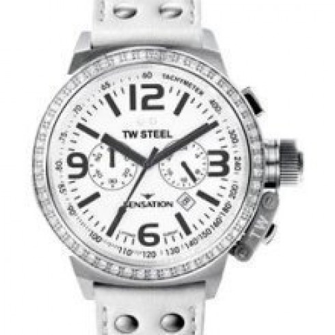 TW Steel Sensations White Dial Chronograph Men's Watch TW832 watches