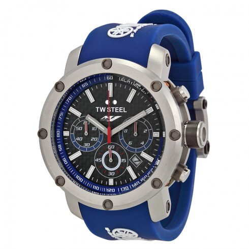Replica TW Steel Yamaha Factory Chronograph Racing Blue Silicone Men's Watch TW925 Watch