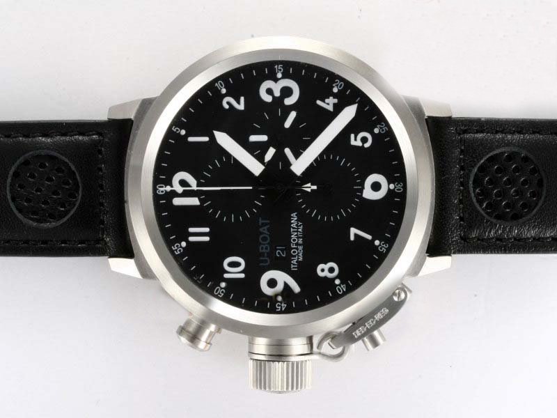 U-Boat Flightdeck 1838 Mens Automatic Stainless Steel Bezel Watch watches