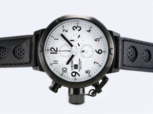 U-Boat Flightdeck 1931 White Dial Stainless Steel Bezel Automatic Watch watches