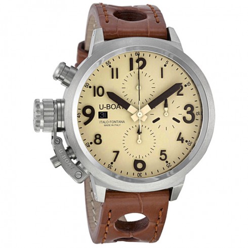 U Boat Flightdeck Cream Dial Automatic Men's Watch UB7117 watches
