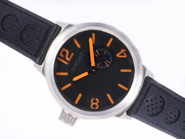 U-Boat Italo Fontana 2060 Round Manual Winding Black Dial Watch watches
