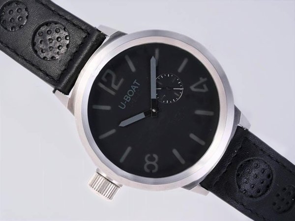 U-Boat Italo Fontana 5573 Round Manual Winding Black Dial Watch watches