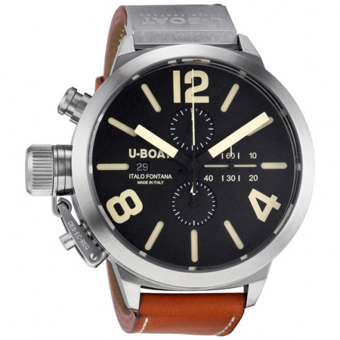 U-Boat Classico CAS Automatic Chronograph Brown Leather Men's Watch 2273 watches