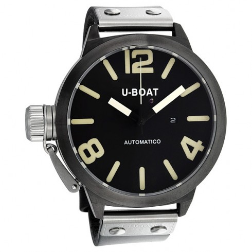 U-Boat Nero Black Dial Automatic Leather Men's Watch 340 watches