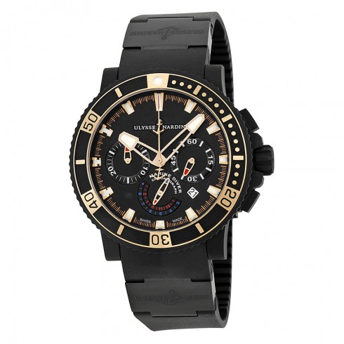 Ulysse Nardin Black Sea Chronograph Watch 353-90-3C watches