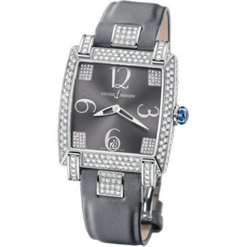 Ulysse Nardin Caprice Anthracite Grey Dial Satin Strap Automatic Ladies Watch 130-91FC-609 watches