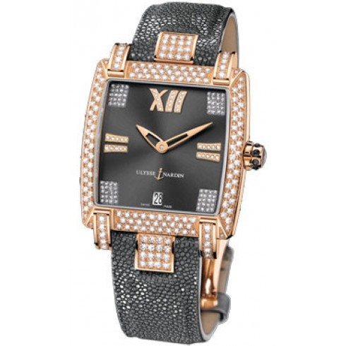 Ulysse Nardin Caprice Grey Dial Stingray Leather Automatic Ladies Watch 136-91AC-309 watches