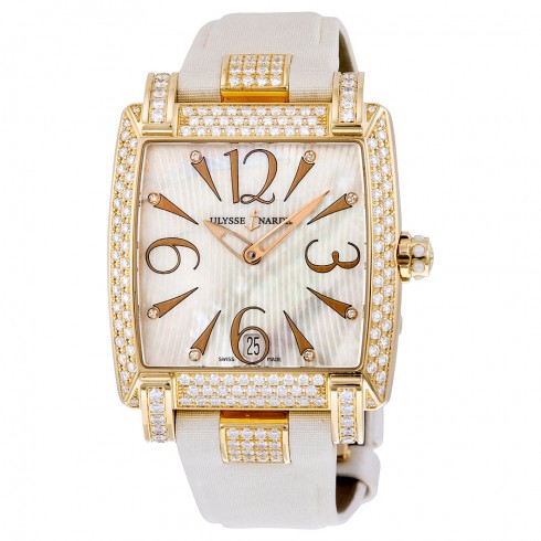 Replica Ulysse Nardin Caprice Mother of Pearl Dial Diamond Automatic Ladies Watch 136-91AC-691 Watch