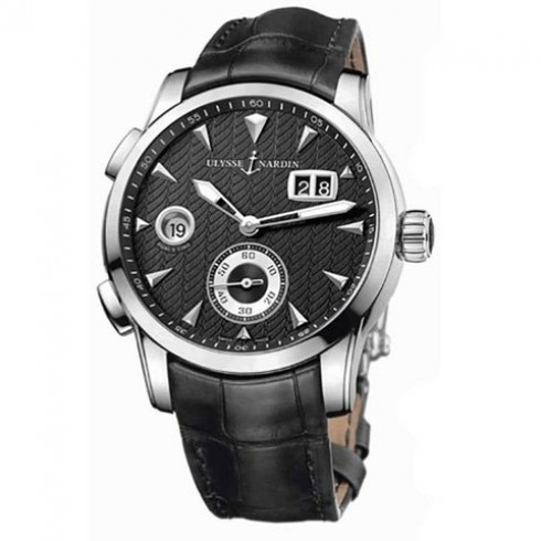 Ulysse Nardin Dual Time Black Dial Automatic Men's Watch 3343-126-912 watches