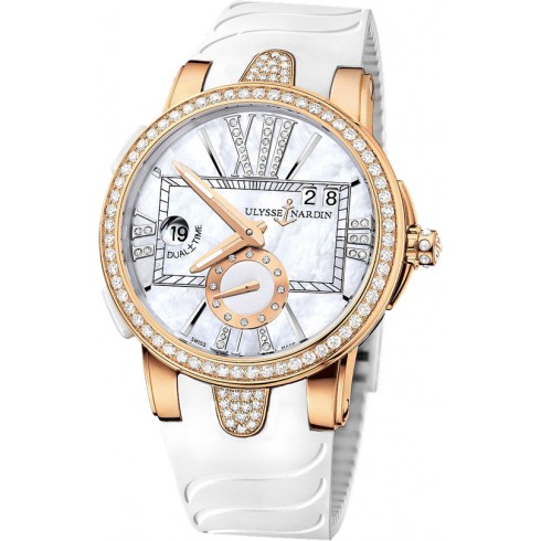 Ulysse Nardin Executive Lady Mother of Pearl Diamond 18K Rose Gold Automatic Watch 246-10B-3C-391 watches
