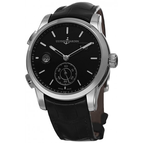 Ulysse Nardin GMT Dual Time Black Dial Automatic Men's Watch 3343126-92 watches