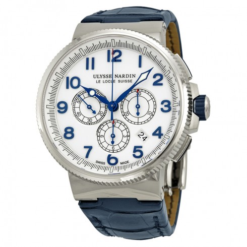 Ulysse Nardin Marine Chronograph White Dial Automatic Men's Watch 1503-150-60 watches
