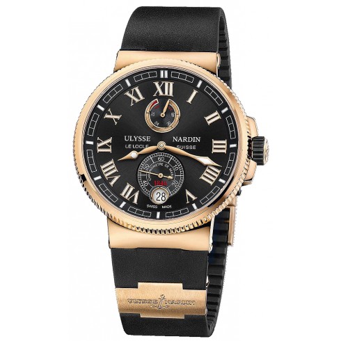 Ulysse Nardin Marine Chronometer Black Dial Automatic Men's Watch 1186-126-3-42 watches