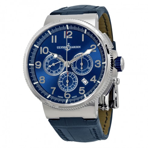 Ulysse Nardin Marine Chronometer Blue Dial Automatic Men's Watch 1503-150-63 watches