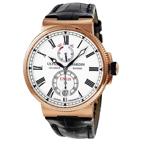 Ulysse Nardin Marine Chronometer Manufacture Automatic 18 kt Rose Gold Men's Watch 1186-122-40 watches