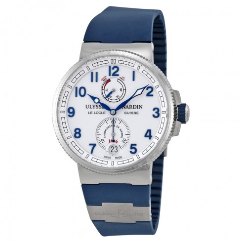 Ulysse Nardin Marine Chronometer White Dial Automatic Men's Watch 1183-126-3-60 watches