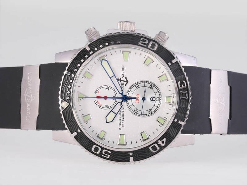 Ulysse Nardin Marine Collection 263-33-3 Round Mens Quartz Watch watches