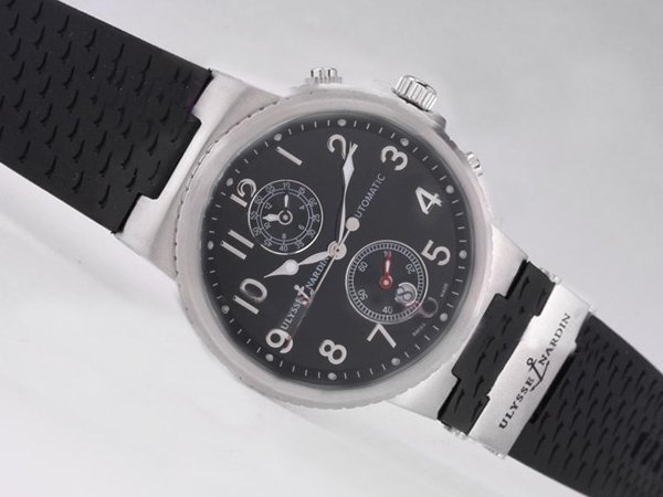 Ulysse Nardin Marine Collection 263-66-3/62 41mm Mens Stainless Steel Case Watch watches