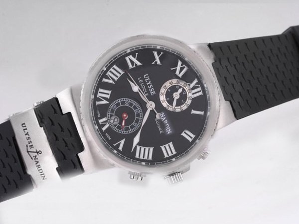 Replica Ulysse Nardin Marine Collection 263-67-3/43 Black Dial 41mm Automatic Watch Watch