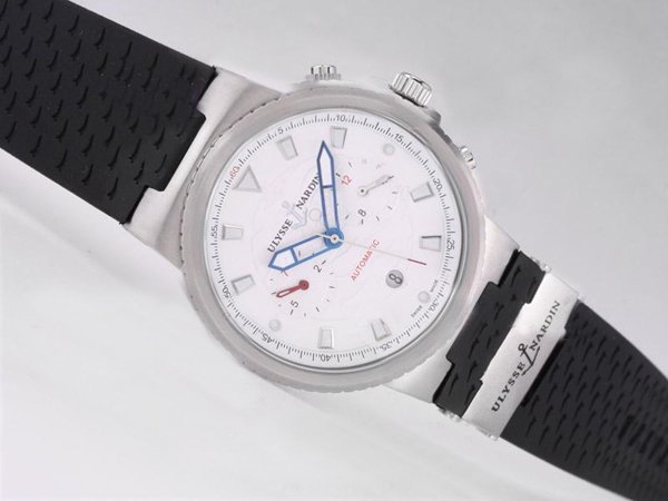 Ulysse Nardin Marine Collection 356-68LE-3 41mm Mens Automatic Chronograph Watch watches