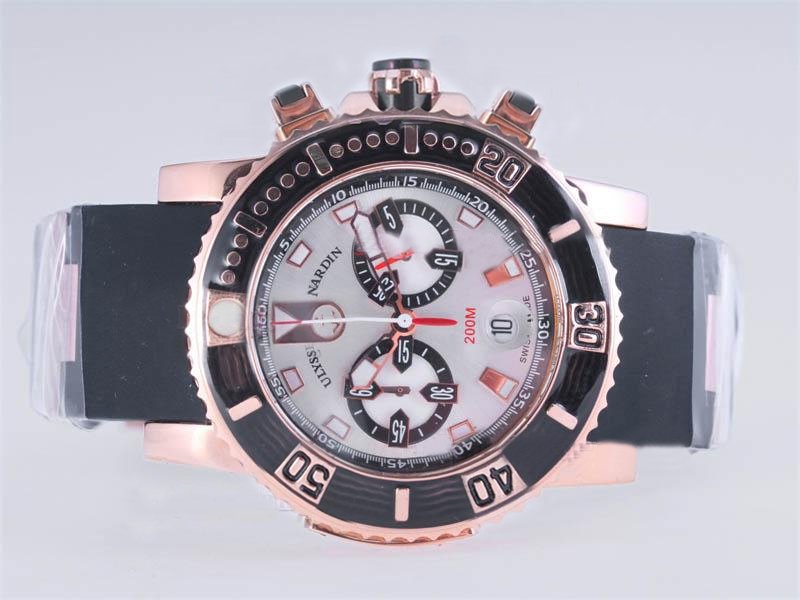 Ulysse Nardin Marine Collection 8006-102-3A/91 White Dial Automatic Round Watch watches