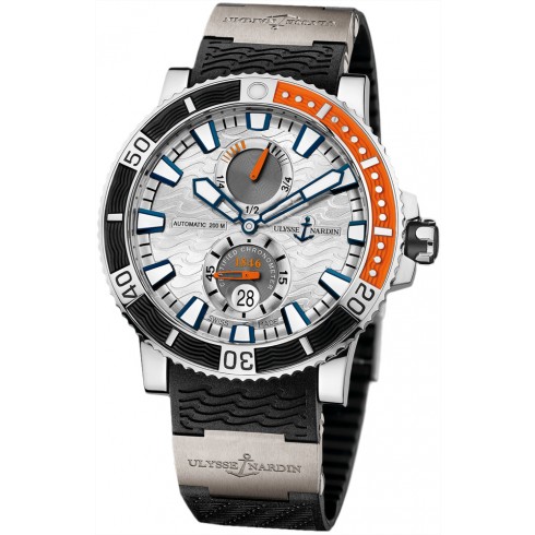 Ulysse Nardin Marine Diver Silver Dial Automatic Men's Luxury Watch 263-90-3/91 watches