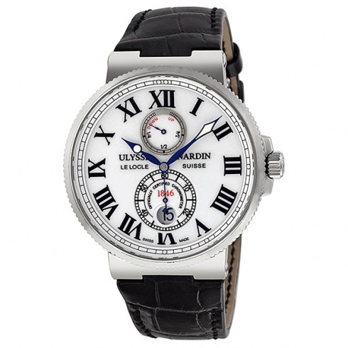 Ulysse Nardin Maxi Marine Automatic White Dial Stainless Steel Men's Watch 263-67-40 watches