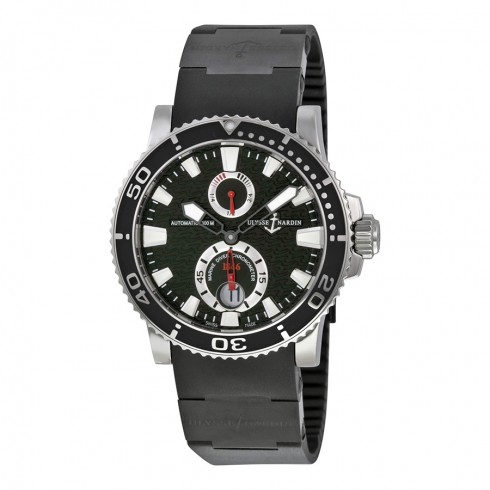 Ulysse Nardin Maxi Marine Diver Black Dial Men's Watch 263-33-3C-82 watches