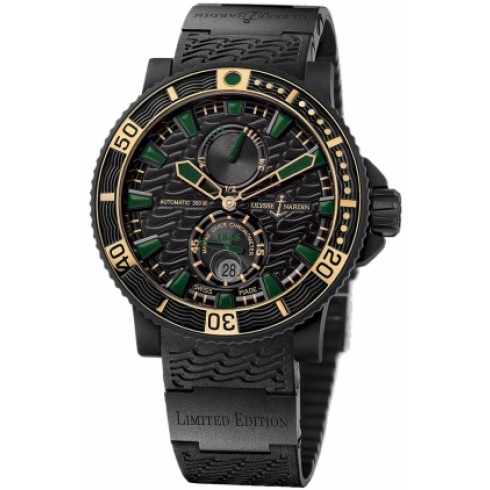 Ulysse Nardin Maxi Marine Diver Black Seal Automatic Men's Watch 263-92LE-3C-923-RG watches