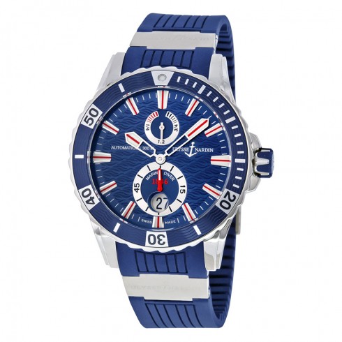 Ulysse Nardin Maxi Marine Diver Blue Dial Automatic Men's Watch 263-10-3-93 watches