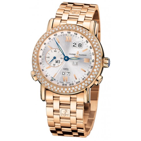 Ulysse Nardin Perpetual Silver Dial 18kt Rose Gold Men's Watch 326-28-8 watches