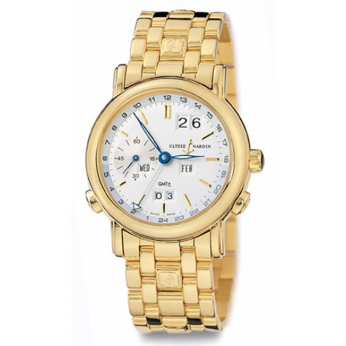 Ulysse Nardin Perpetual Silver Dial 18kt Yellow Gold Men's Watch 321-22-8 watches