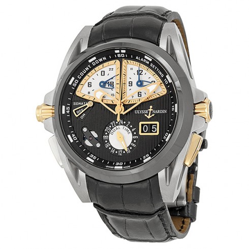 Ulysse Nardin Sonata Streamline Black Dial Men's Watch 675-00 watches