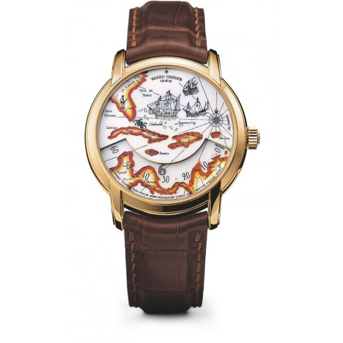 Vacheron Constantin Great Explorers - Christopher Columbus Expedition "Grand Feu" Enamelled Dial Men's Watch 47070/000J-9085 watches