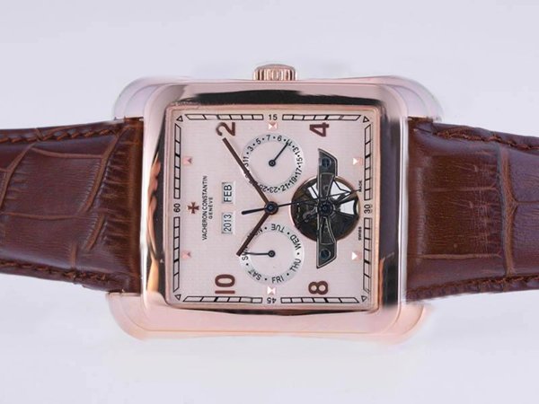 Vacheron Constantin Les Historiques 47300/000R-9219 38x47mm Automatic White Dial Watch watches
