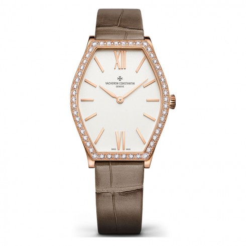 Vacheron Constantin Malte Silver Dial 18K Rose Gold Diamond Ladies Watch 25530000R-9742 watches