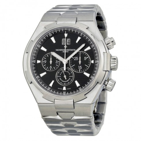 Vacheron Constantin Overseas Chronograph Black Dial Stainless Steel Automatic Men's Watch 49150B01A-9097 watches