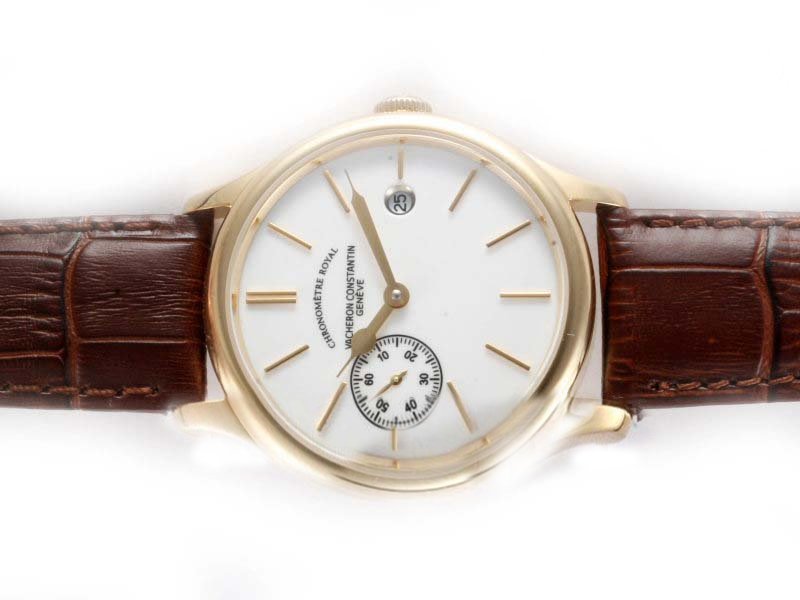 Vacheron Constantin Patrimony 87172/000R-9302 Brown Crocodile Leather Strap 38mm Womens Watch watches