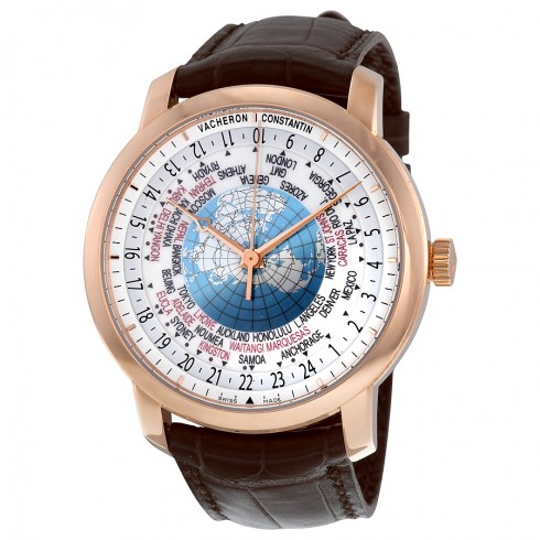 Vacheron Constantin Patrimony Traditionnelle Silver Dial Brown Leather Men's Watch 86060000R-9640 watches