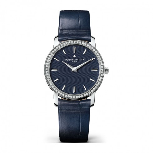 Vacheron Constantin Traditionnelle Blue Dial Diamond Ladies Watch 25558000G-9758 watches
