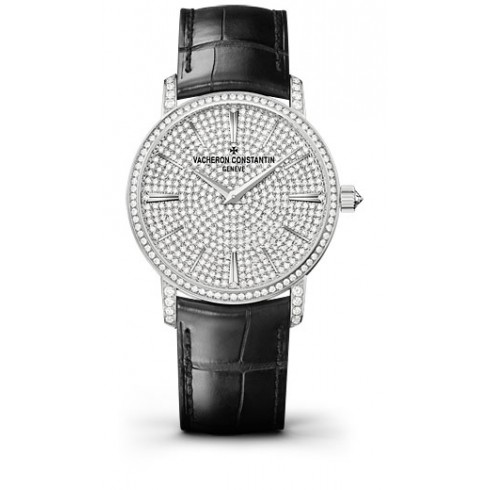 Vacheron Constantin Traditionnelle Diamond Pave Dial Men's Watch 82673/000G-9821 watches