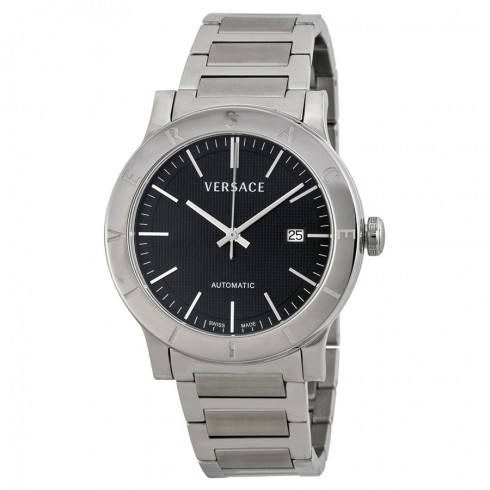 Versace Acron Black Dial Stainless Steel Men's Watch 17A99D009S009 watches