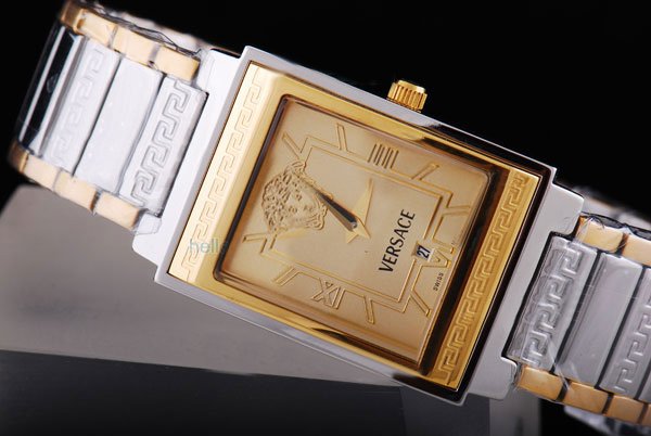 Versace Character Tonneau WLA99D498S009 Rectangle Womens Stainless Steel Case Watch watches