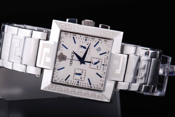 Versace Dv One S260141 White Dial Quartz Chronograph 36mm Watch watches